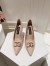 Dolce & Gabbana Lollo Pumps 90mm in Beige Patent Leather