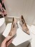 Dolce & Gabbana Lollo Pumps 90mm in Beige Patent Leather