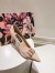 Dolce & Gabbana Lollo Pumps 90mm in Beige Patent Leather