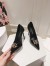 Dolce & Gabbana Lollo Pumps 90mm in Black Patent Leather