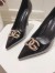 Dolce & Gabbana Lollo Pumps 90mm in Black Patent Leather