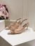 Dolce & Gabbana Rainbow Slingbacks Pumps 60mm in Nude Lace