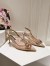 Dolce & Gabbana Rainbow Slingbacks Pumps 60mm in Nude Lace