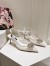 Dolce & Gabbana Rainbow Slingbacks Pumps 60mm in White Lace