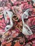 Dolce & Gabbana White Sandals with Baroque DG Heel 