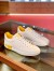 Dolce & Gabbana Men's Portofino Sneakers with Yellow Branded