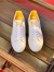 Dolce & Gabbana Men's Portofino Sneakers with Yellow Branded