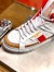 Dolce & Gabbana Men's Red Custom 2.Zero High-top Sneakers