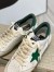 Golden Goose Women's Ball Star Sneakers with Green Star and Heel Tab