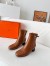 Hermes Imperial 50 Ankle Boots in Brown Calfskin
