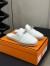 Hermes Feria Espadrille Mules in White Leather