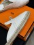 Hermes Feria Espadrille Mules in White Leather