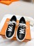 Hermes Men's Day Sneakers in Black Leather