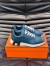 Hermes Men's Bouncing Sneakers in Blue Leather