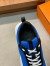 Hermes Heros Sneakers in Blue Technical Knit