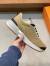 Hermes Heros Sneakers in Khaki Technical Knit