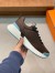 Hermes Heros Sneakers in Black Knit and Black Suede