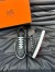 Hermes Boomerang Sneakers In Black Epsom Calfskin