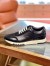 Hermes Men's C-Addict Sneakers In Black Perforated calfskin