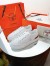 Hermes Men's Get Sneakers in White Calfskin