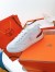 Hermes Men's Get Sneakers in White Calfskin