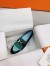 Hermes Women's Royal Loafers in Multicolor Suede Leather