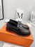 Hermes Women's Faubourg Loafers in Black Leather