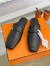 Hermes Groupie Mules in Black Calfskin