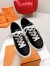 Hermes Women's Day Sneakers in Black Leather