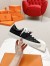 Hermes Women's Day Sneakers in Black Leather