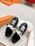 Hermes Women's Day Sneakers in Black Leather