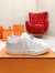 Hermes Women's Day Sneakers in White Leather