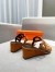 Hermes Figari 55mm Wedge Sandals In Brown Nappa Leather