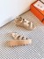 Hermes Havane 30 Sandals in Beige Suede Leather