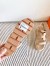 Hermes Havane 30 Sandals in Beige Suede Leather