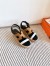 Hermes Havane 30 Sandals in Bi-color Calfskin Leather