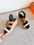 Hermes Havane 30 Sandals in Bi-color Calfskin Leather