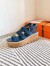 Hermes Havane 30 Sandals in Blue Suede Leather