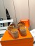 Hermes Isabella 30 Sandals in Brown Calfskin 
