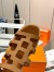 Hermes Isabella 30 Sandals in Brown Calfskin 