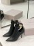 Jimmy Choo Nell Ankle Boots 85mm in Black Leather