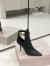 Jimmy Choo Nell Ankle Boots 85mm in Black Leather