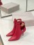 Jimmy Choo Nell Ankle Boots 85mm in Red Leather