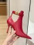 Jimmy Choo Nell Ankle Boots 85mm in Red Leather