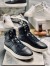 Jimmy Choo Men's Hawaii High-top Sneaker In Black Leather