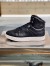 Jimmy Choo Men's Hawaii High-top Sneaker In Black Leather