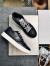 Jimmy Choo Men's Hawaii Sneakers In Black Leather