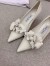 Jimmy Choo Rosalia Flowers 65mm Pumps in White Leather