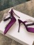 Manolo Blahnik Lurum Crystal 90mm Mules In Purple Satin