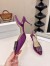 Manolo Blahnik Hangisi 70 Slingback Pumps in Fuchsia Satin